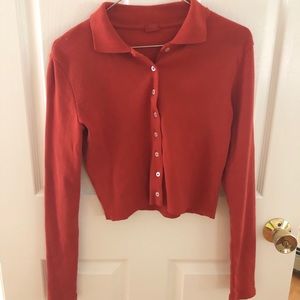 RARE Brandy Melville Red/orange Caroline Sweater
